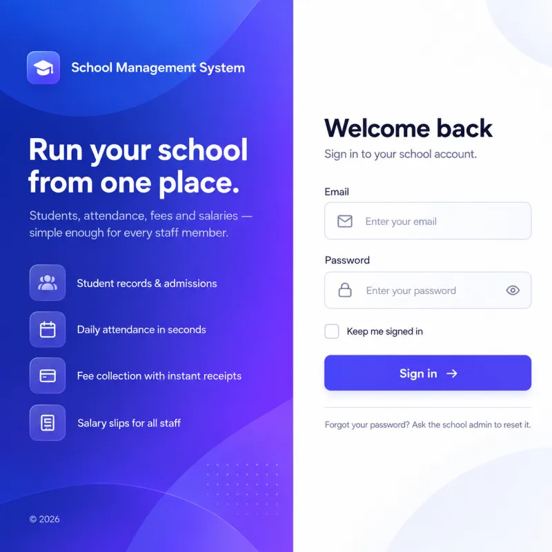 School Management System Software in Ranchi, Jharkhand